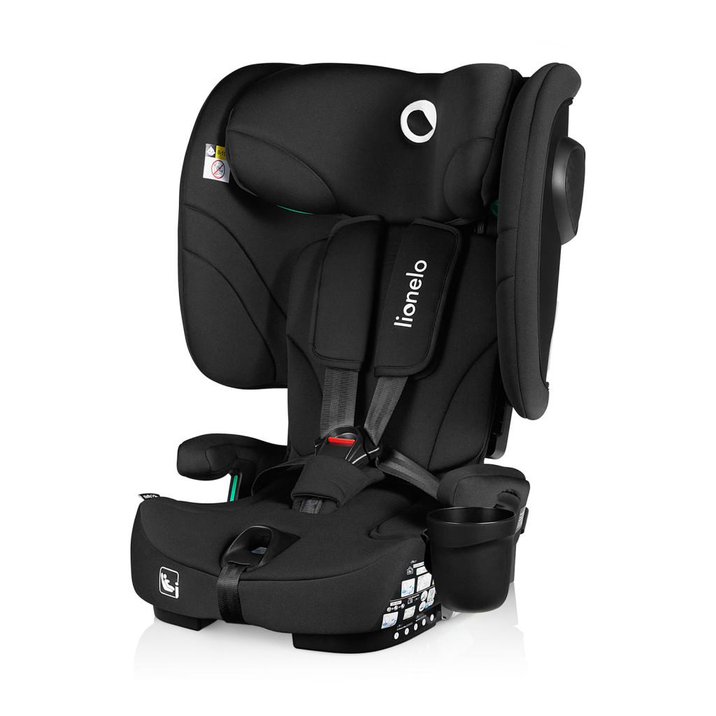 Lionelo Nelly I-Size ISOFIX összecsukható gyermekülés (76-150cm) - Black Carbon