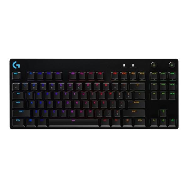 LOGITECH Billentyűzet - Pro Lightsync RGB Mechanikus Gaming Vezetékes (Clicky), US