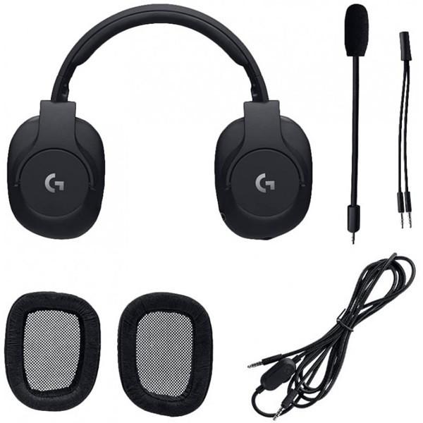 LOGITECH Fejhallgató - Pro Gaming Vezetékes Mikronofos, Fekete
