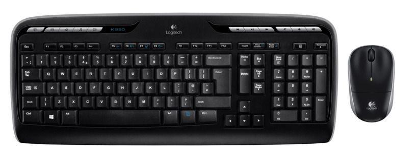 LOGITECH MK330 WIRELESS BILLENTYŰZET + OPTIKAI EGÉR FEKETE, DE
