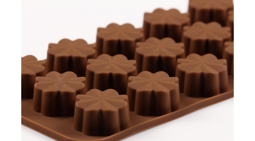 Lóhere alakú bonbon forma szilikon