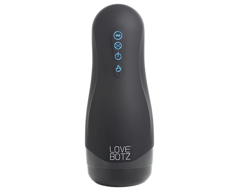 Lovebotz Auto Milker - vízálló szívó-rezgő maszturbátor (fekete)