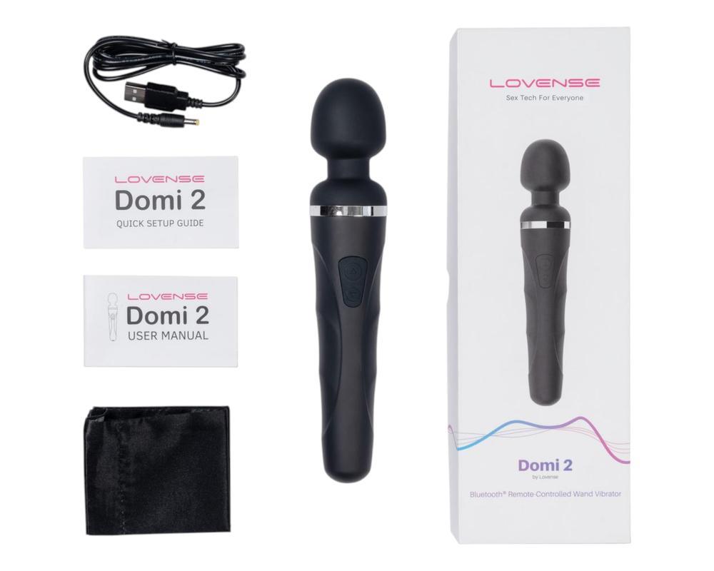 LOVENSE Domi 2 - okos masszírozó vibrátor (fekete)