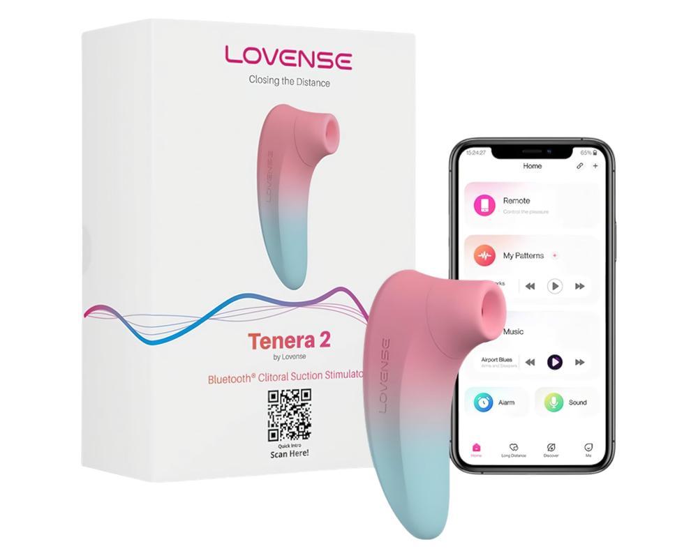 LOVENSE Tenera 2 - okos csiklóizgató (kék-pink)
