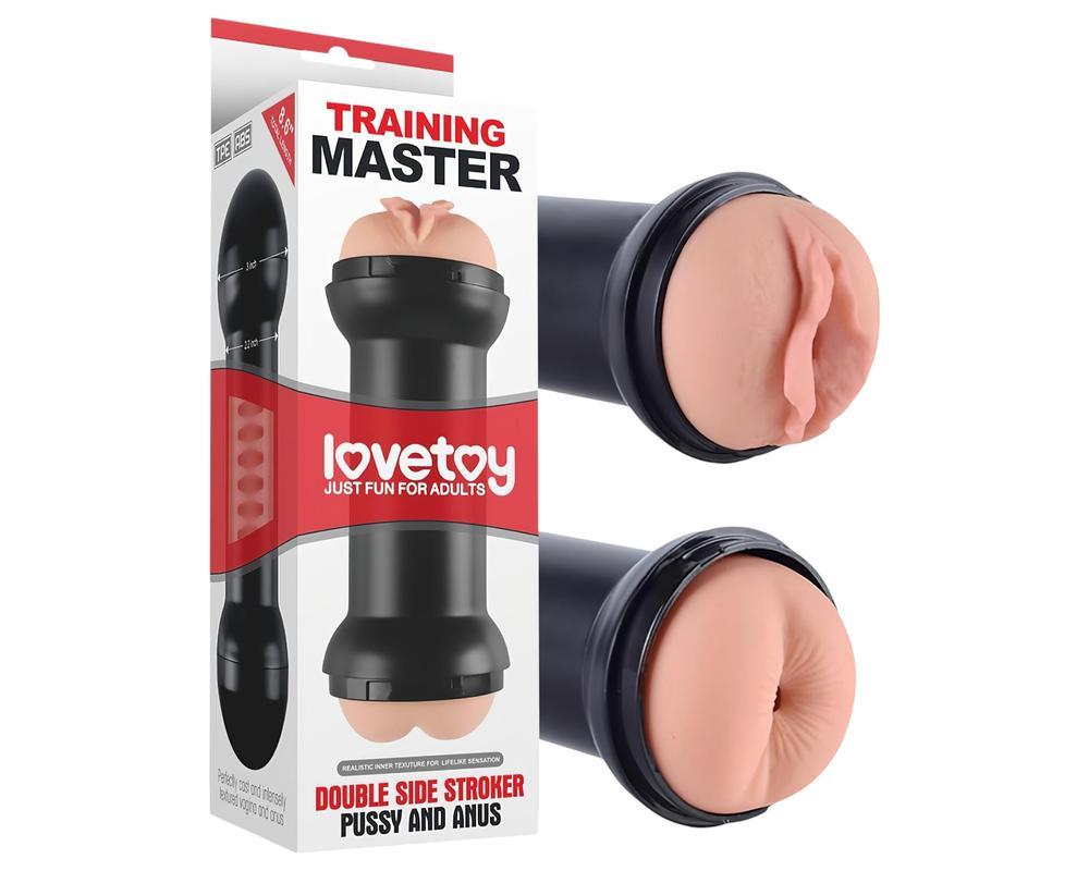 Lovetoy - punci és popsi maszturbátor (natúr)