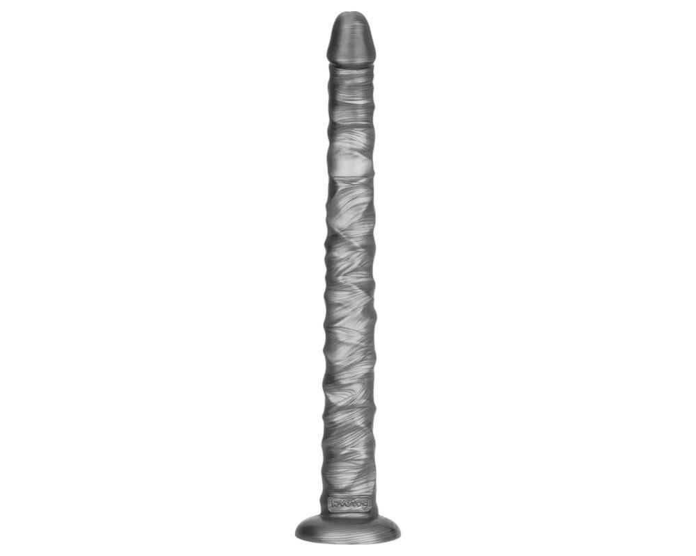 Lovetoy King Sized - extra nagy vibrátor - 40,5 cm (szürke)