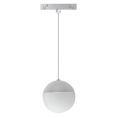 Lumines Genesis mágneses sínes LED lámpa, gömb alakú függeszték, 11.4 cm, fehér - 10W (36°) természetes fehér, 48 Volt