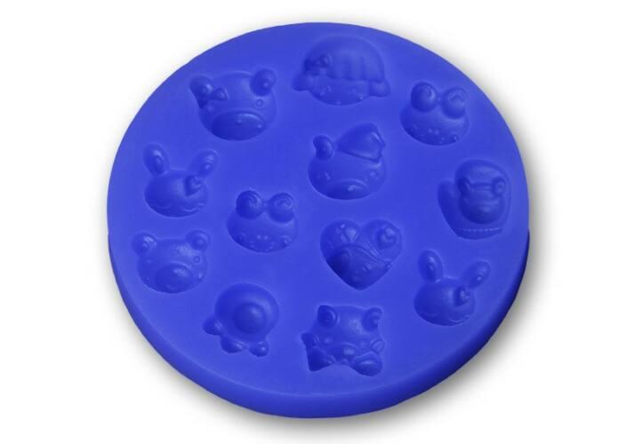 Macifejek fondant szilikon forma