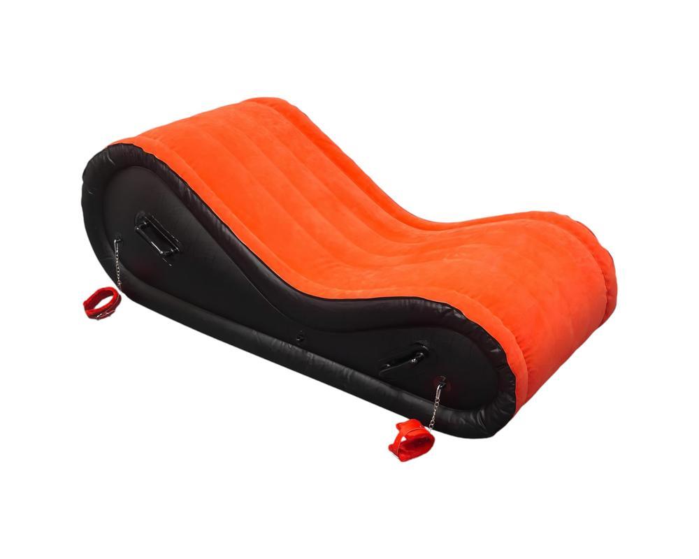 Magic Pillow - Felfújható BDSM szexbútor - bilinccsel - nagy (piros)