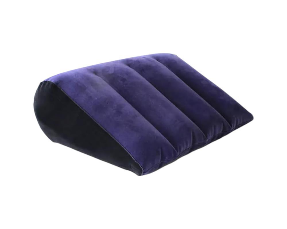 Magic Pillow - Felfújható szexpárna - ék alakú (lila)
