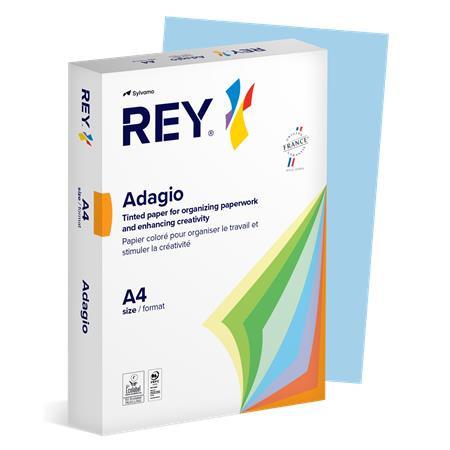 Másolópapír, színes, A4, 80 g, REY "Adagio", pasztell kék