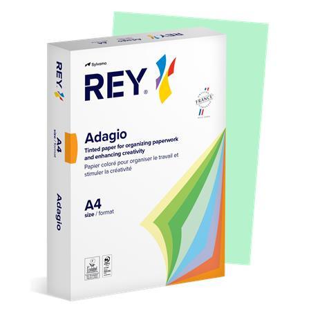 Másolópapír, színes, A4, 80 g, REY "Adagio", pasztell zöld