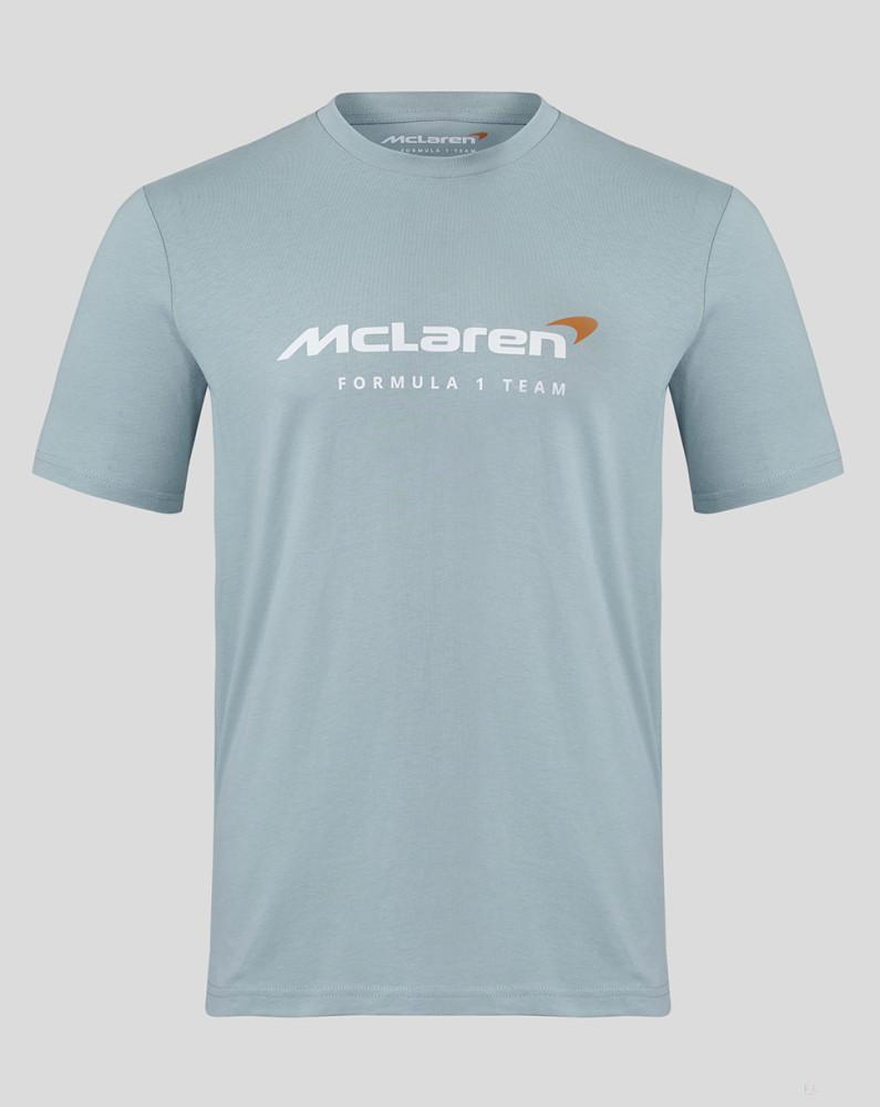 McLaren környakú póló, core essencialss, kék