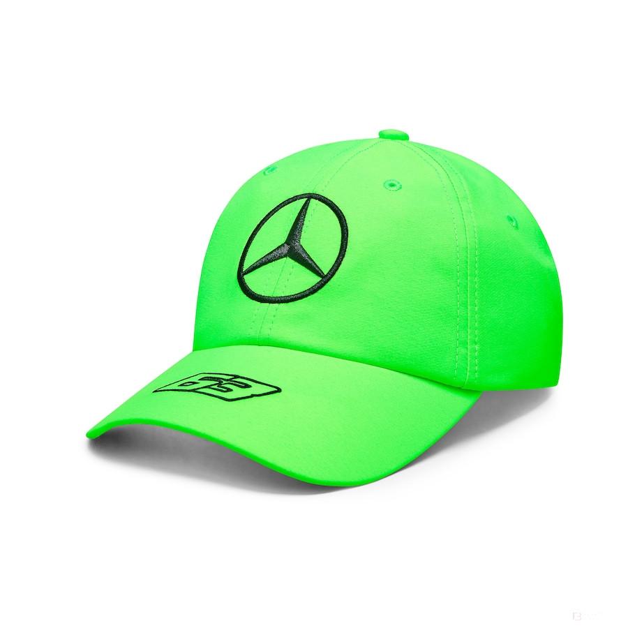 Mercedes Csapat, Gyerek George Russell baseball sapka neonzöld, 2023