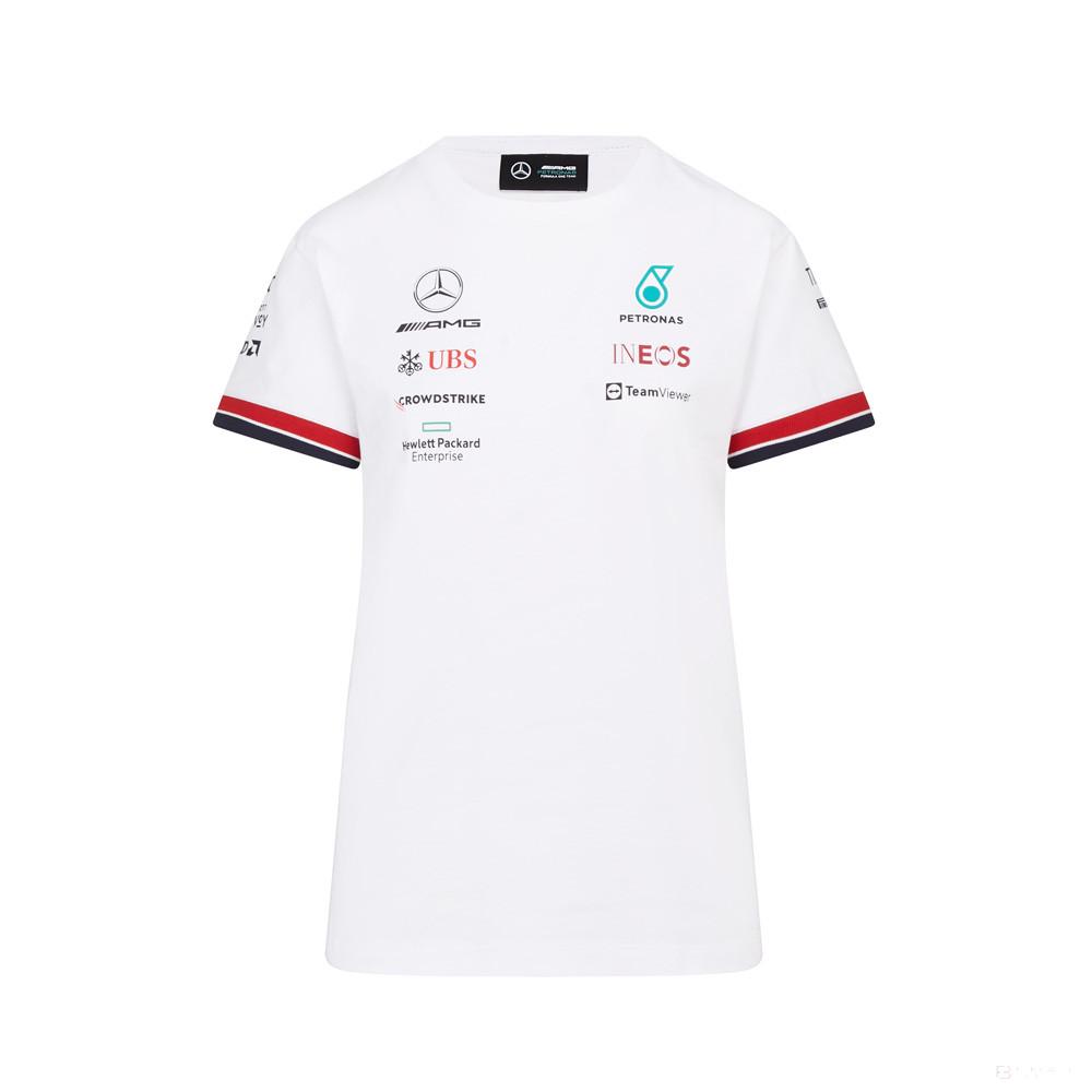 Mercedes Női Csapat Póló, Fehér, 2022