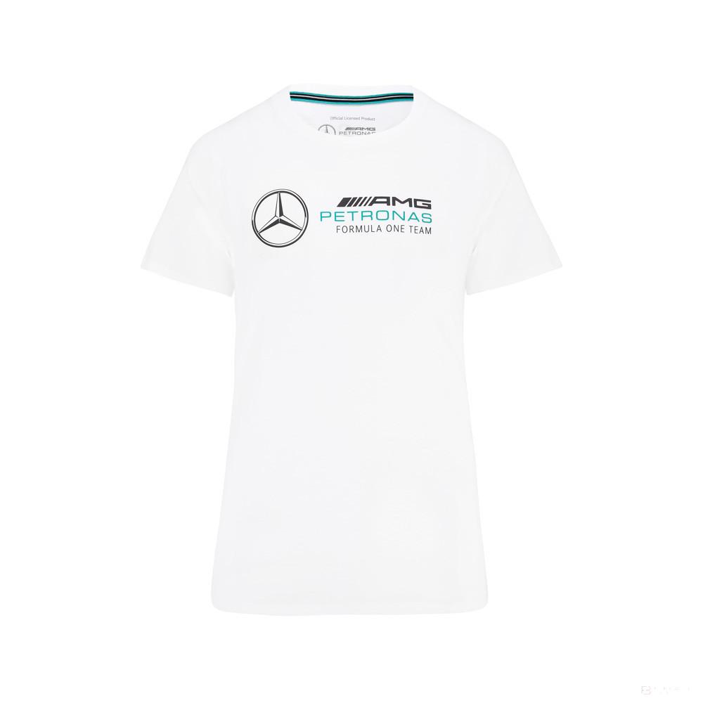 Mercedes Női Póló, Large Logo, Fehér, 2022