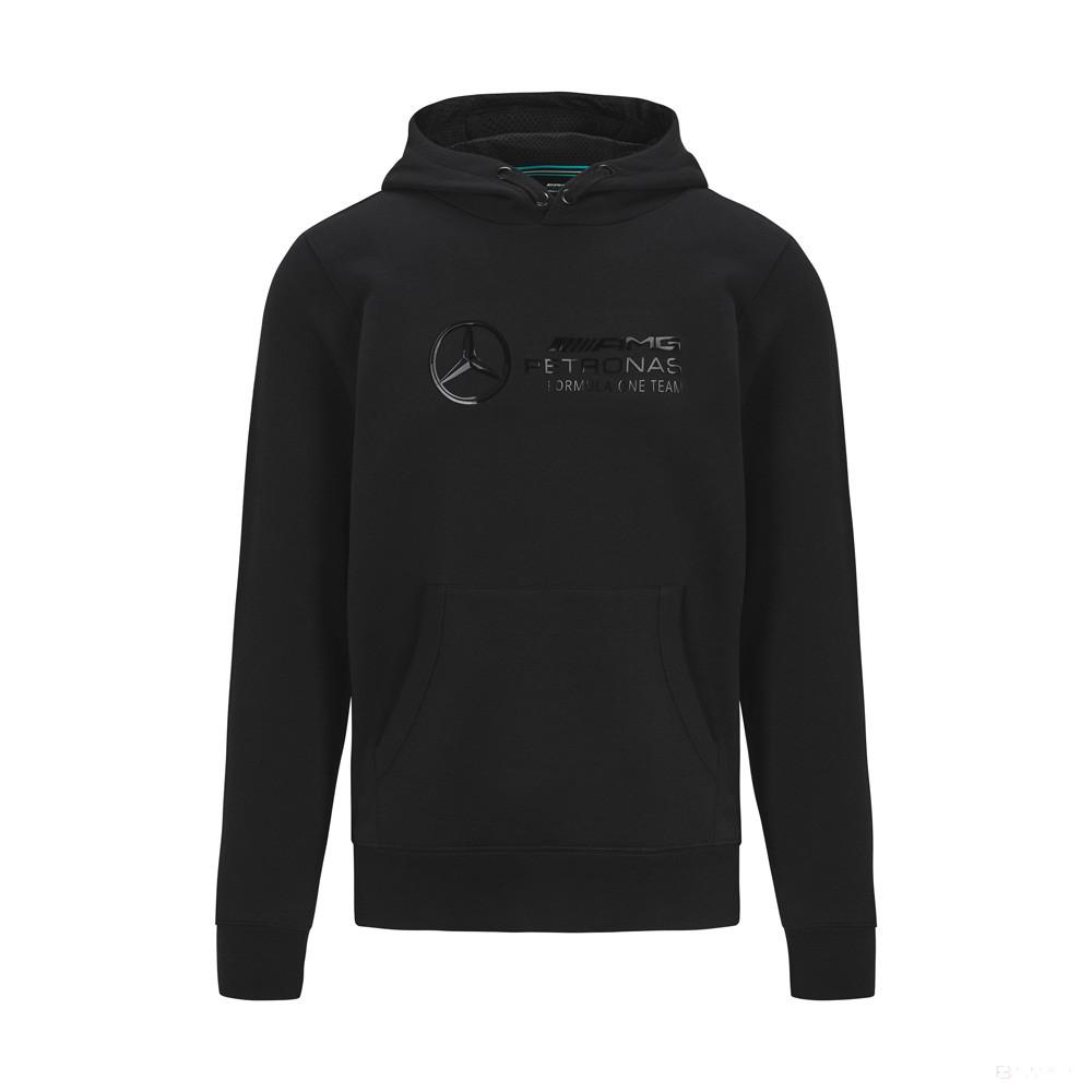 Mercedes Pulóver, Stealth Logo, Fekete, 2022