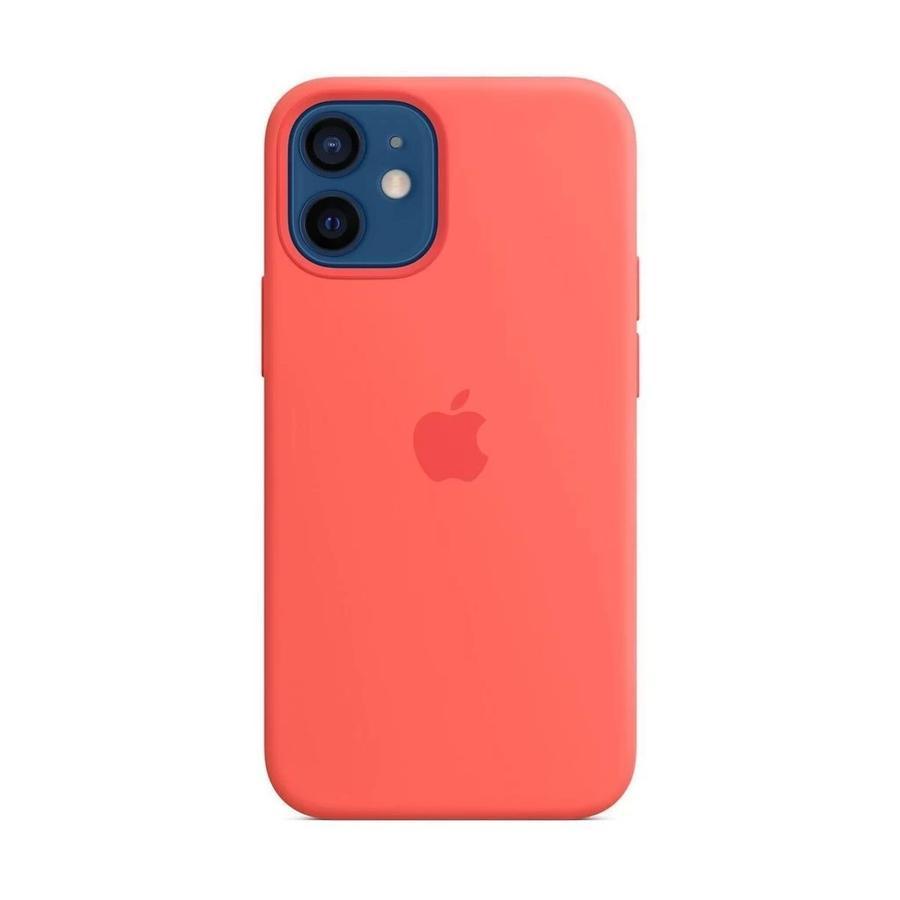 MHKP3ZM/A Apple Silicone Magsafe tok iPhone 12 Mini készülékhez rózsaszín Citrus