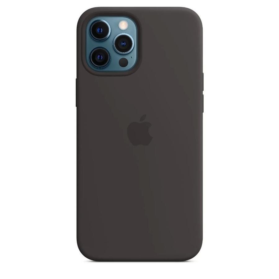 MHLG3ZE/A Apple Silicone Magsafe tok iPhone 12 Pro Max készülékhez fekete