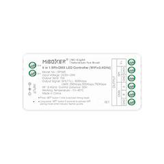 MiLight SPIW5 5-in-1 LED szalag vezérlő, SPI/DMX, WiFi + 2.4G RF vezérlő (RGB, RGBW, RGB+CCT LED szalaghoz)