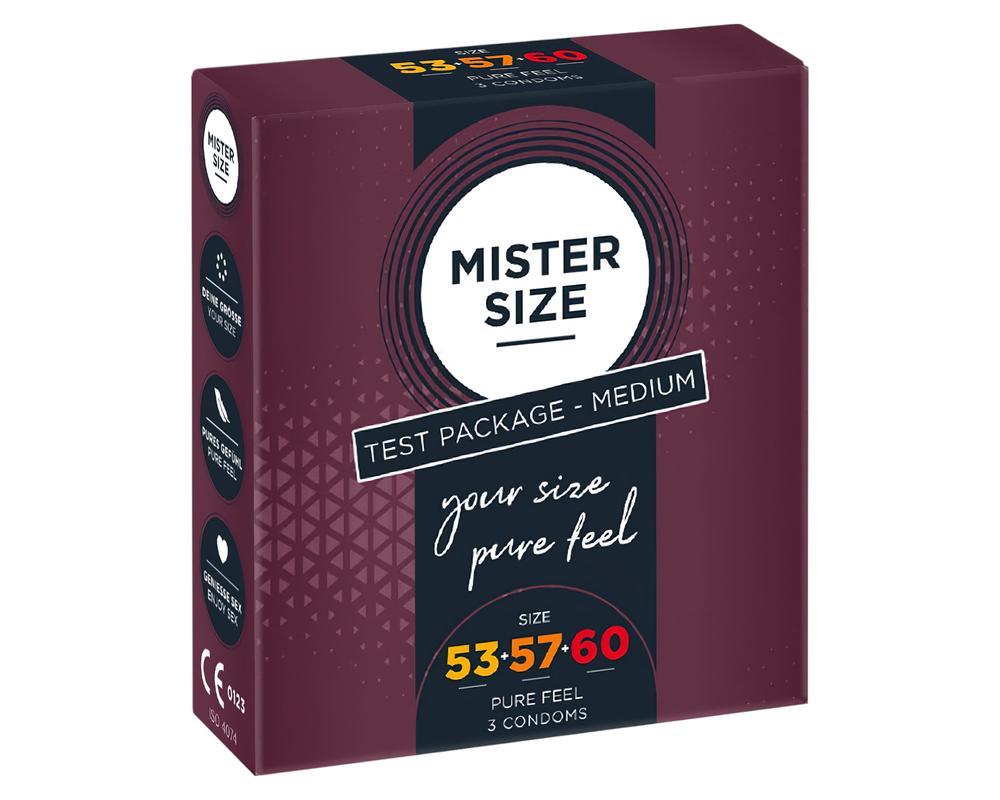 Mister Size óvszer Tesztcsomag - 3db