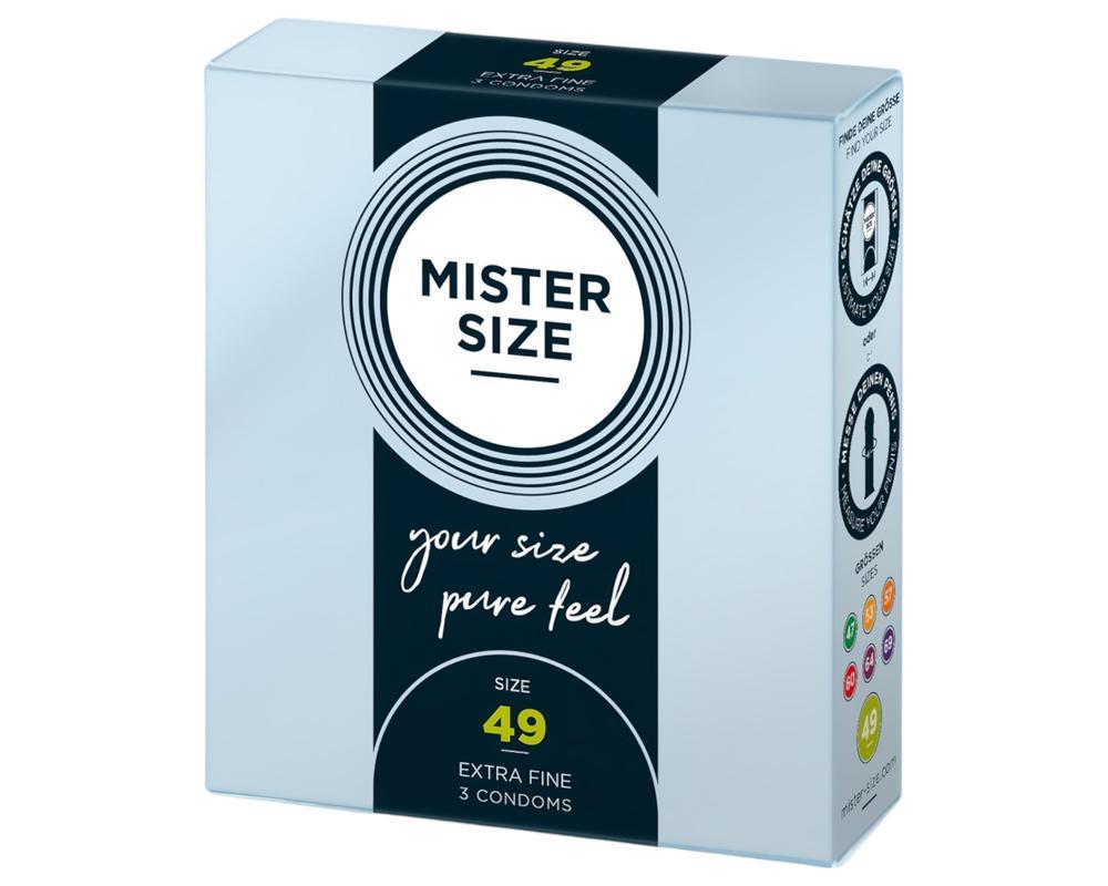 Mister Size vékony óvszer - 49mm (3db)