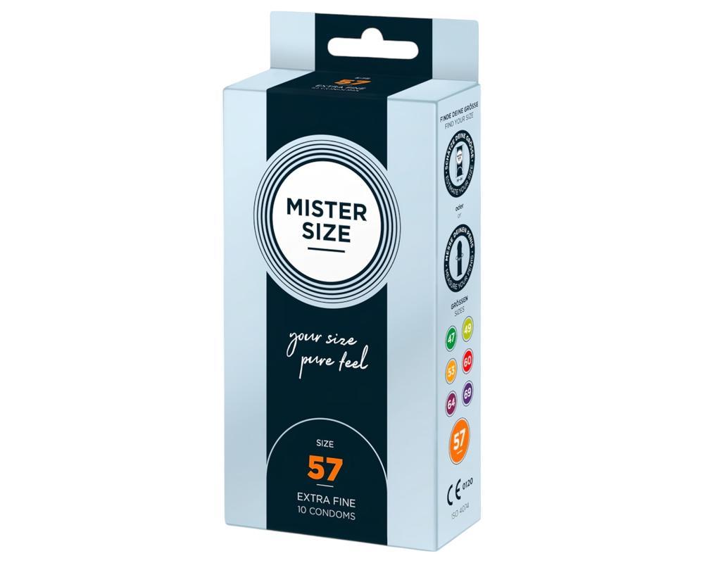 Mister Size vékony óvszer - 57mm (10db)