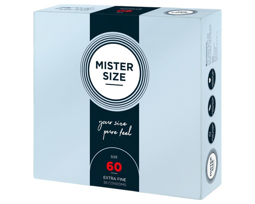 Mister Size vékony óvszer - 60mm (36db)
