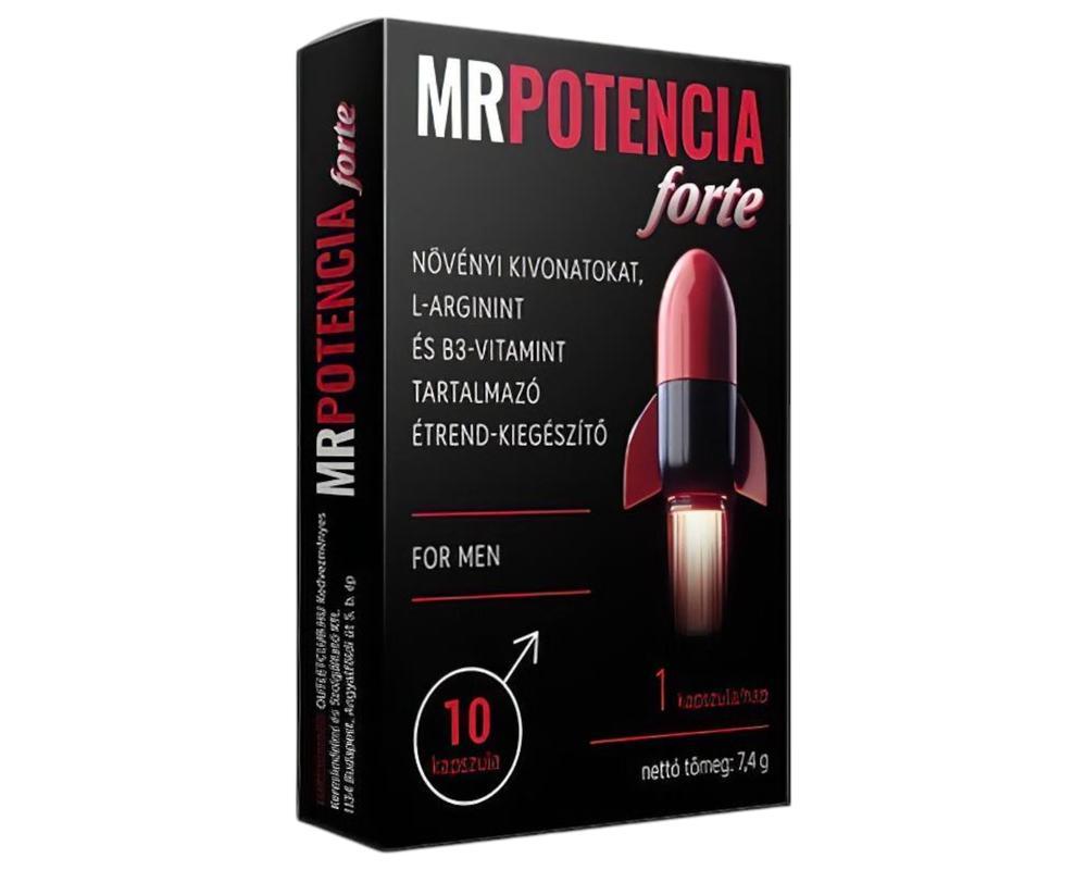 MrPotencia Forte - étrend kiegészítő kapszula férfiaknak (10db)