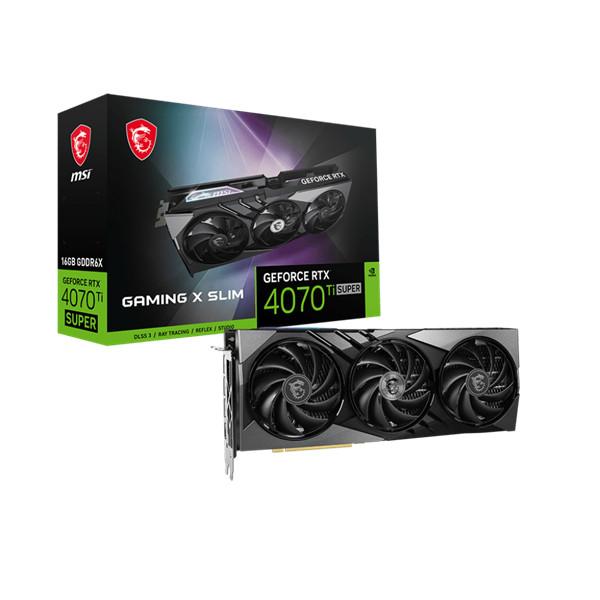 MSI Videokártya PCI-Ex16x nVIDIA RTX 4070 TI SUPER GAMING X SLIM 16GB DDR6X
