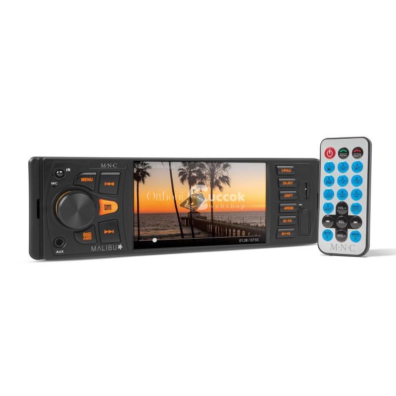 Multimédiás fejegység ''Malibu Star'' - 1 DIN - 4 x 50 W - BT - MP3 - AUX - SD - USB