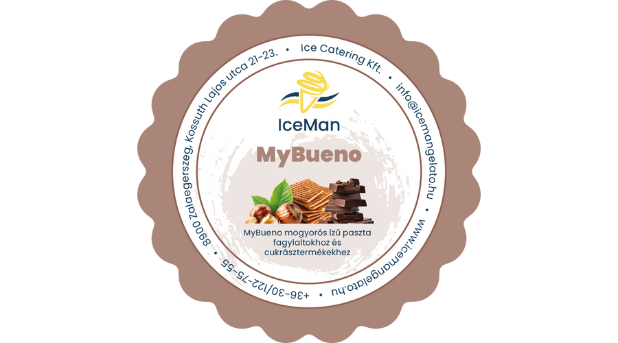MyBueno mogyorós paszta IceMan 200 g