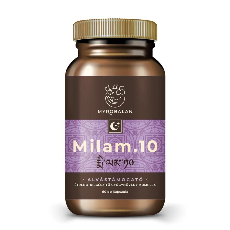 Myrobalan Milam.10 pihentető alvás 60db gyógynövény komplex kapszula