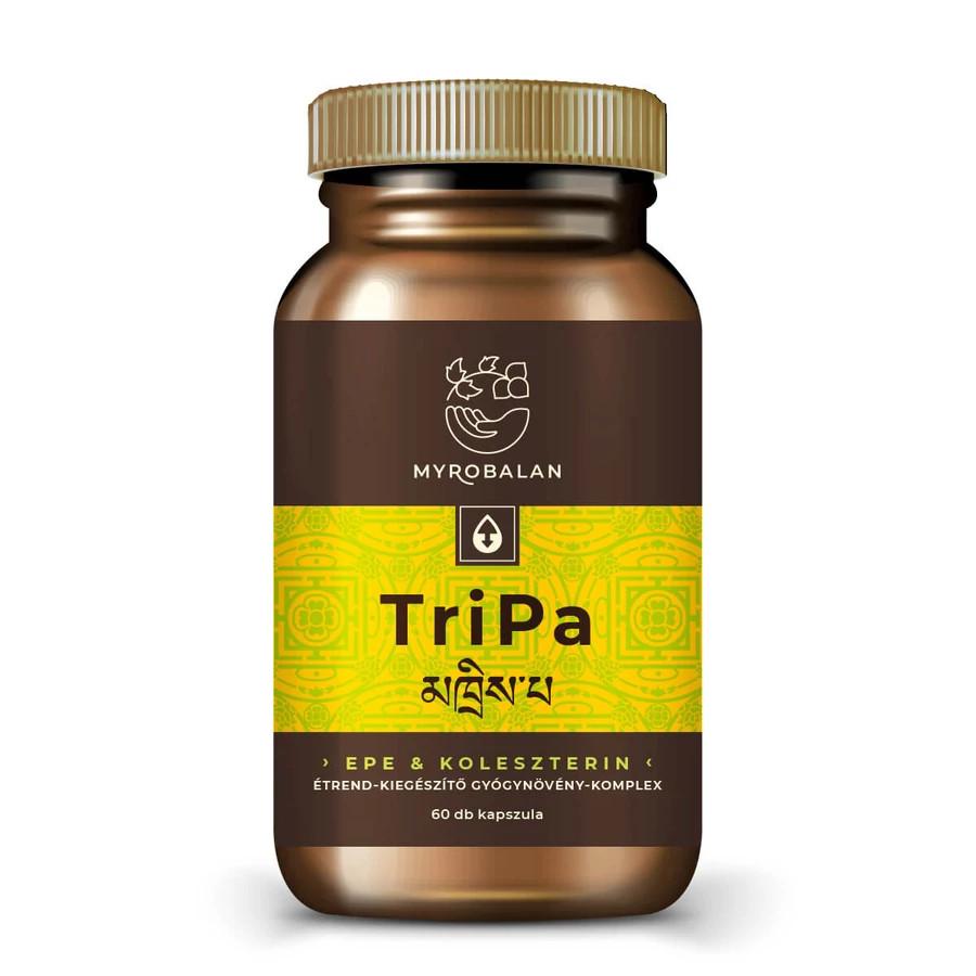 Myrobalan TriPa epe &amp; koleszterin 60db gyógynövény komplex kapszula