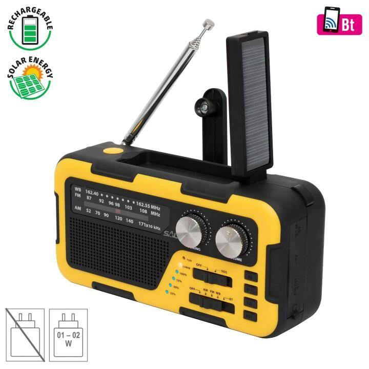 Napelemes hibrid rádió, BT/USB/SD RPH 2