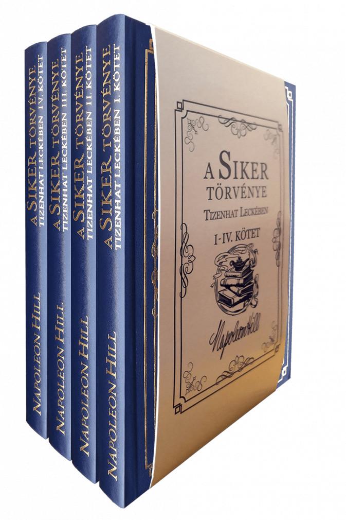 Napoleon Hill: A Siker Törvénye Tizenhat Leckében - 4 Kötetes kiadás