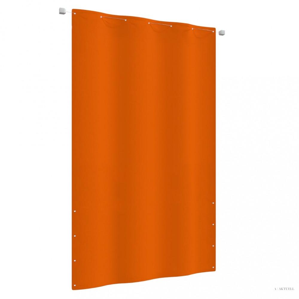 Narancssárga oxford-szövet erkélyparaván 140 x 240 cm