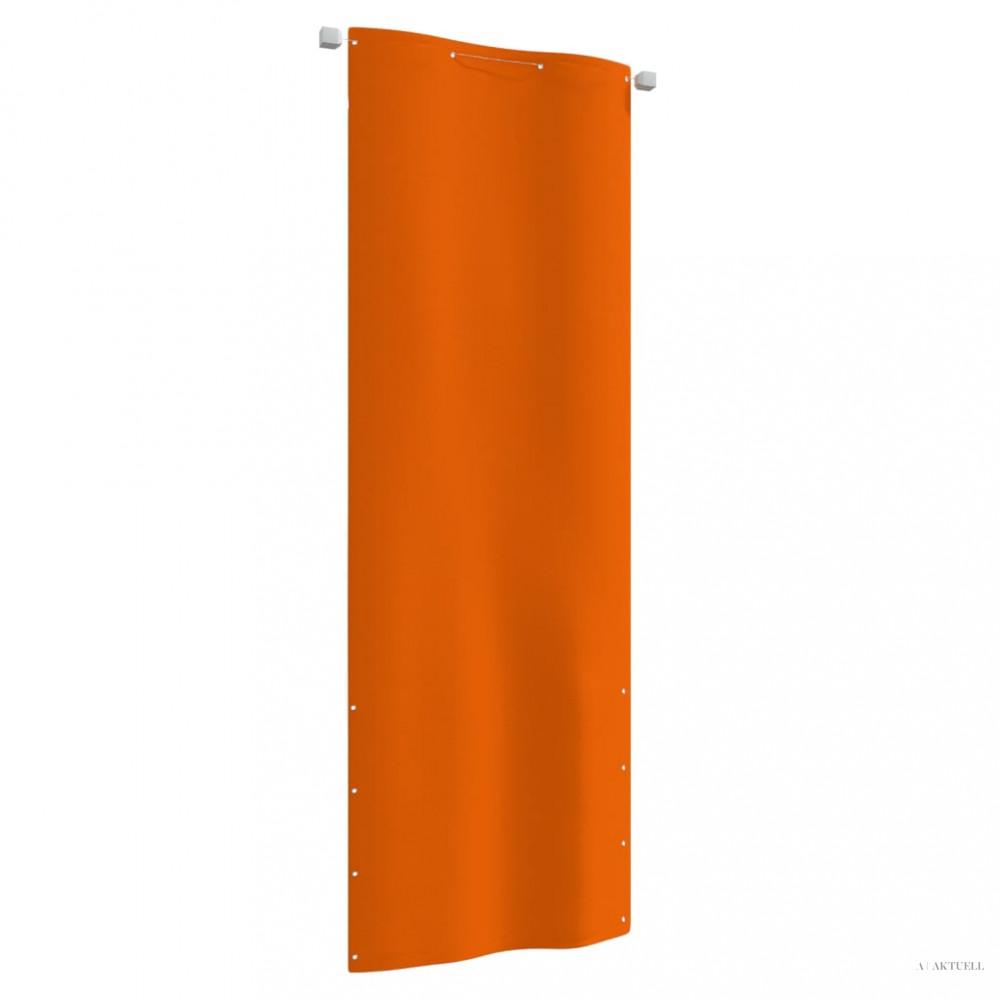 Narancssárga oxford-szövet erkélyparaván 80 x 240 cm