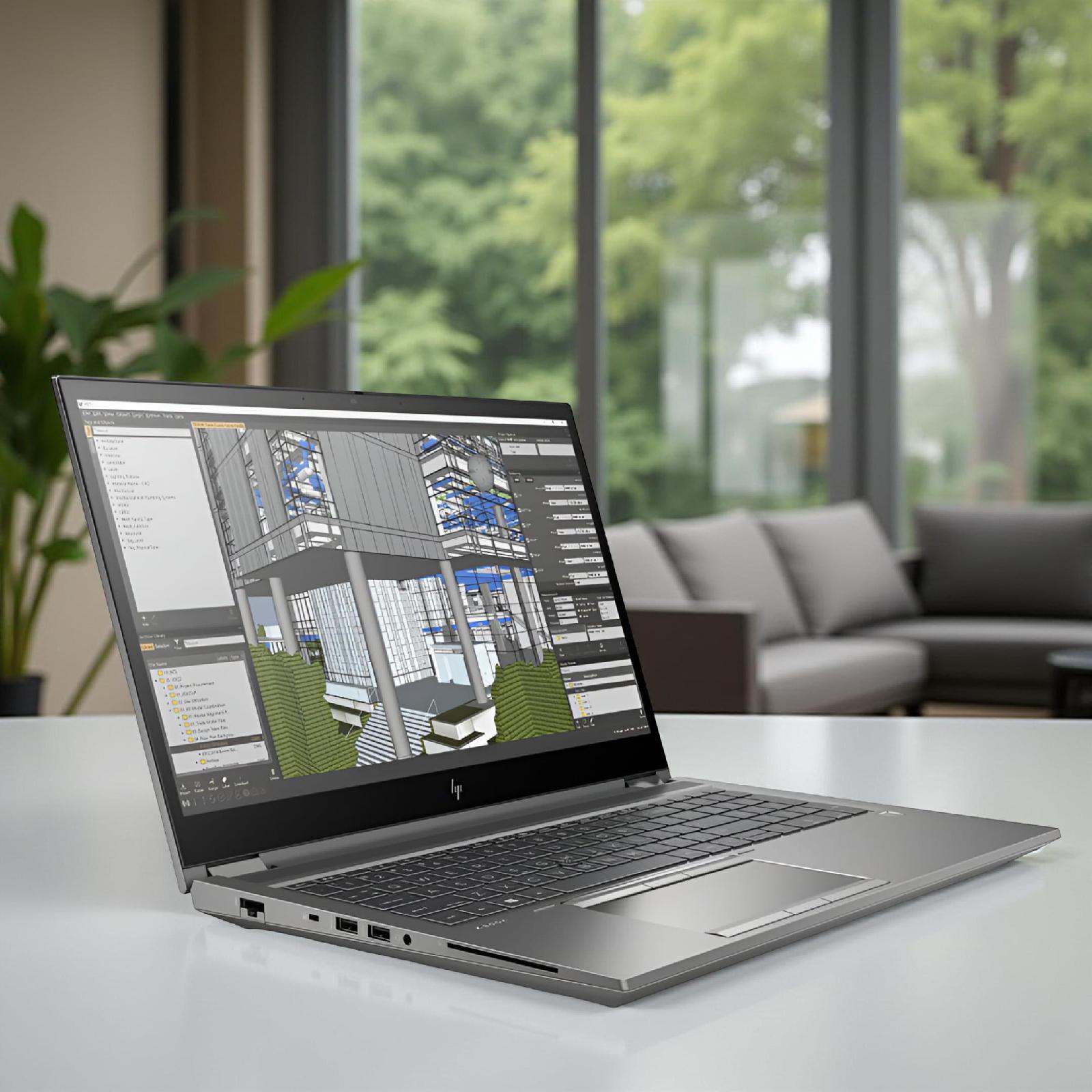 NASA-minőségű HP ZBook Fury 15 G8 I9-11950H/64B DDR4/1TB NVME/NVIDIA RTX A2000 4GB/FHD/15.6"  Workstation Laptop
