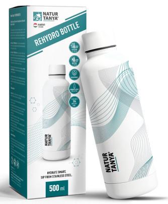 Natur Tanya® ReHydro palack - duplafalú, 304-es nemesacél vizes kulacs, 500ml-es