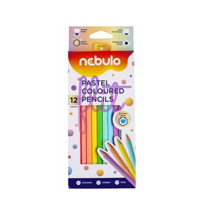 Nebulo pasztell színes ceruza készlet 12 db-os 