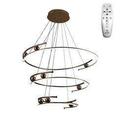Nedes Mennyezeti LED design csillár: J4347/GCH (170W) - Színhőmérséklet és fényerő szabályzás!