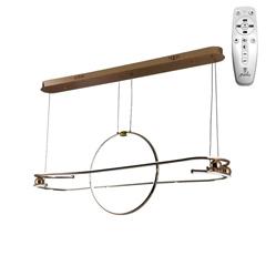Nedes Mennyezeti LED design csillár: J4348/GCH (95W) - Színhőmérséklet és fényerő szabályzás!