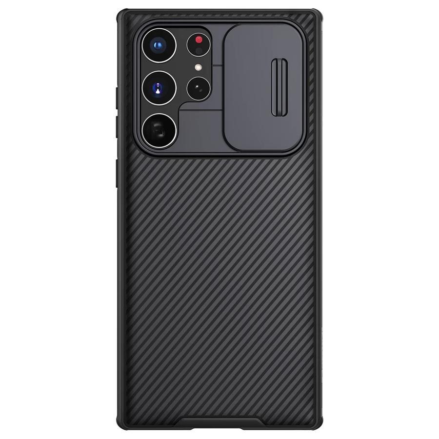 Nillkin CamShield PRO kemény tok a Samsung Galaxy S22 Ultra készülékhez fekete