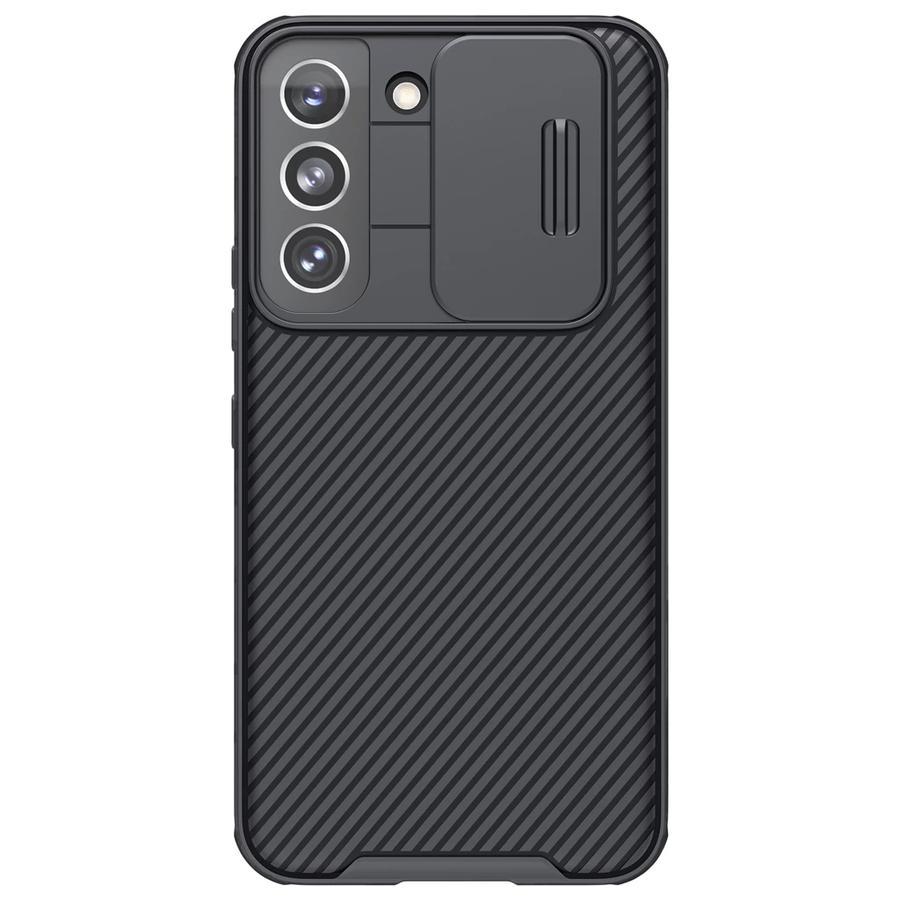 Nillkin CamShield PRO kemény tok Samsung Galaxy S22 készülékhez fekete