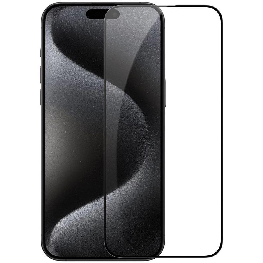 Nillkin edzett üveg kijelzővédő 2.5D CP+ PRO Apple iPhone 15 Pro Max készülékhez fekete