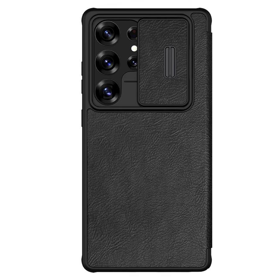 Nillkin Qin Book PRO tok Samsung Galaxy S25 Ultra készülékhez fekete