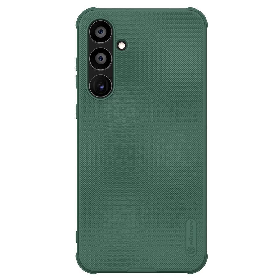 Nillkin Super Frosted PRO hátoldali tok Samsung Galaxy A55 5G készülékhez mély zöld