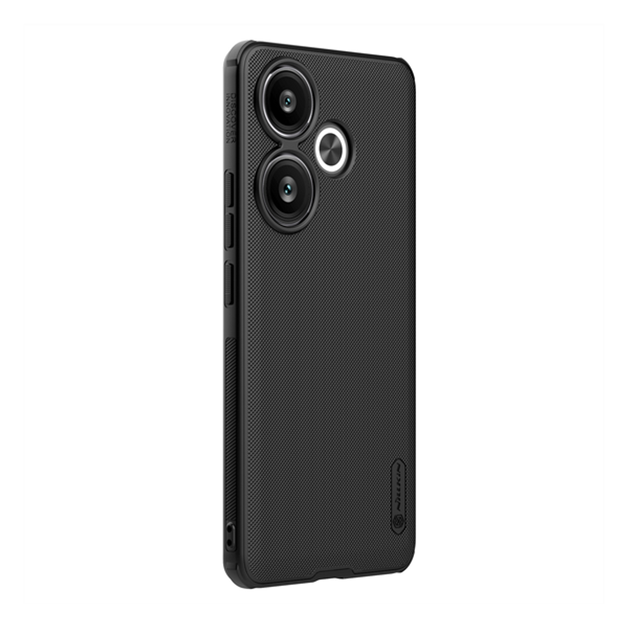 Nillkin Super Frosted Pro Poco F6 hátlap tok, fekete