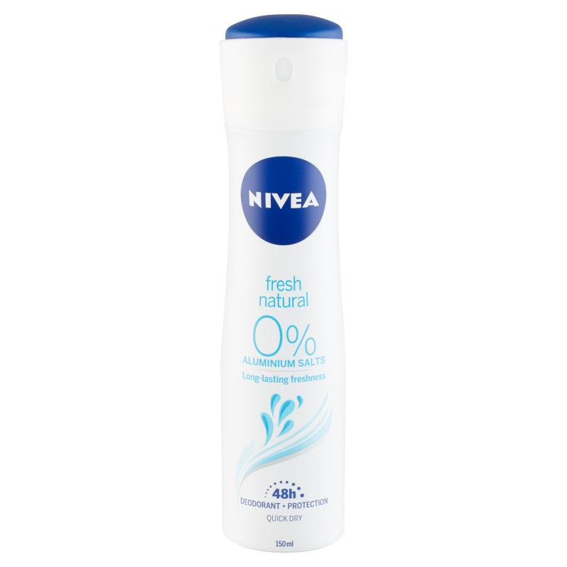 NIVEA Fresh Natural 0 % aluminium dezodor 150ml
